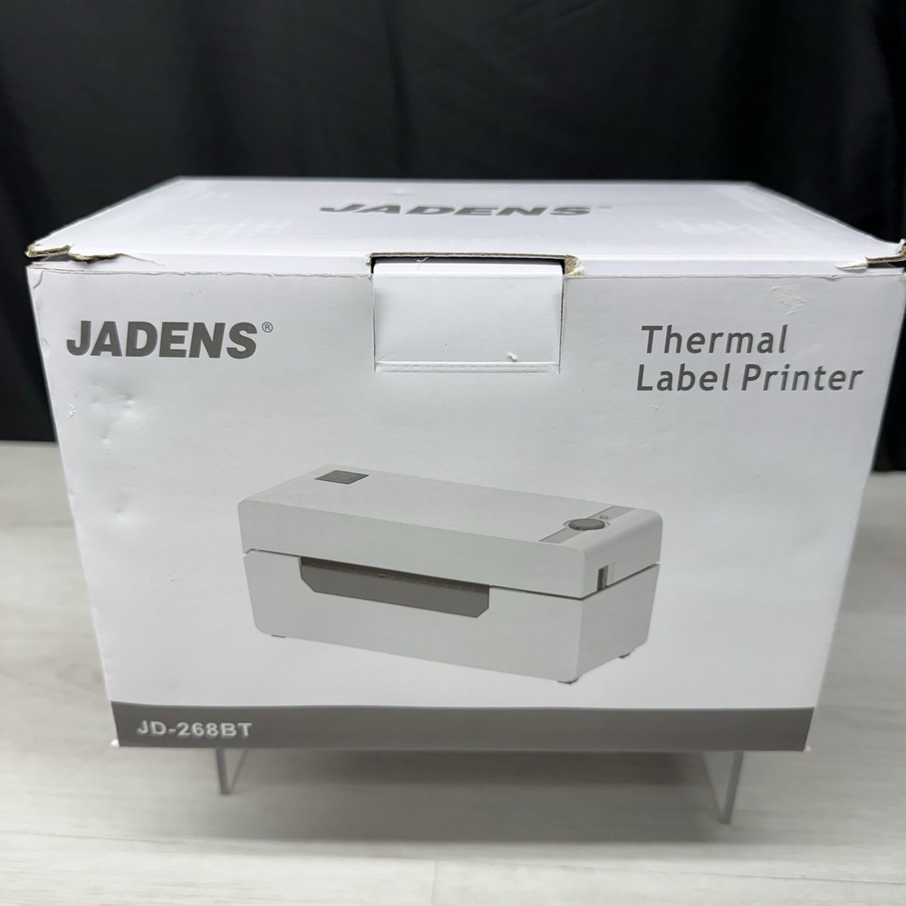 Jadens White Bluetooth Thermal Shipping Label Printer JD-268BT  Brand New